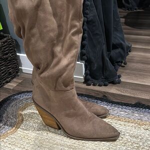 Suede Tan Women's Boots